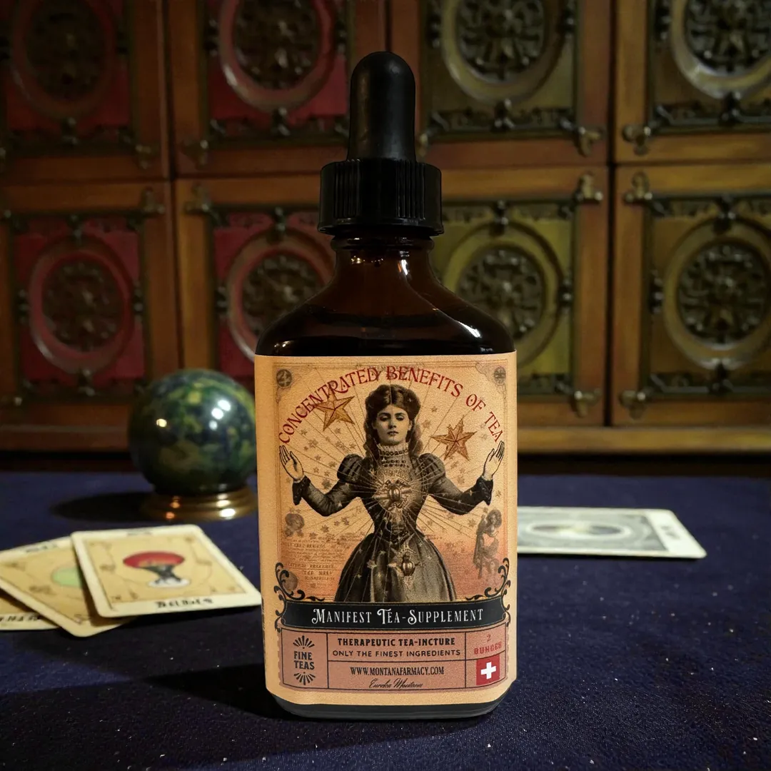 Manifest the good in life Herbal Tea elixir Wellness Drops 