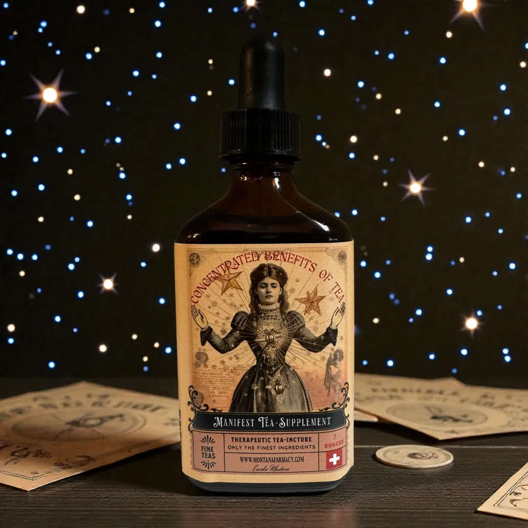Manifest the good in life Herbal Tea elixir Wellness Drops 