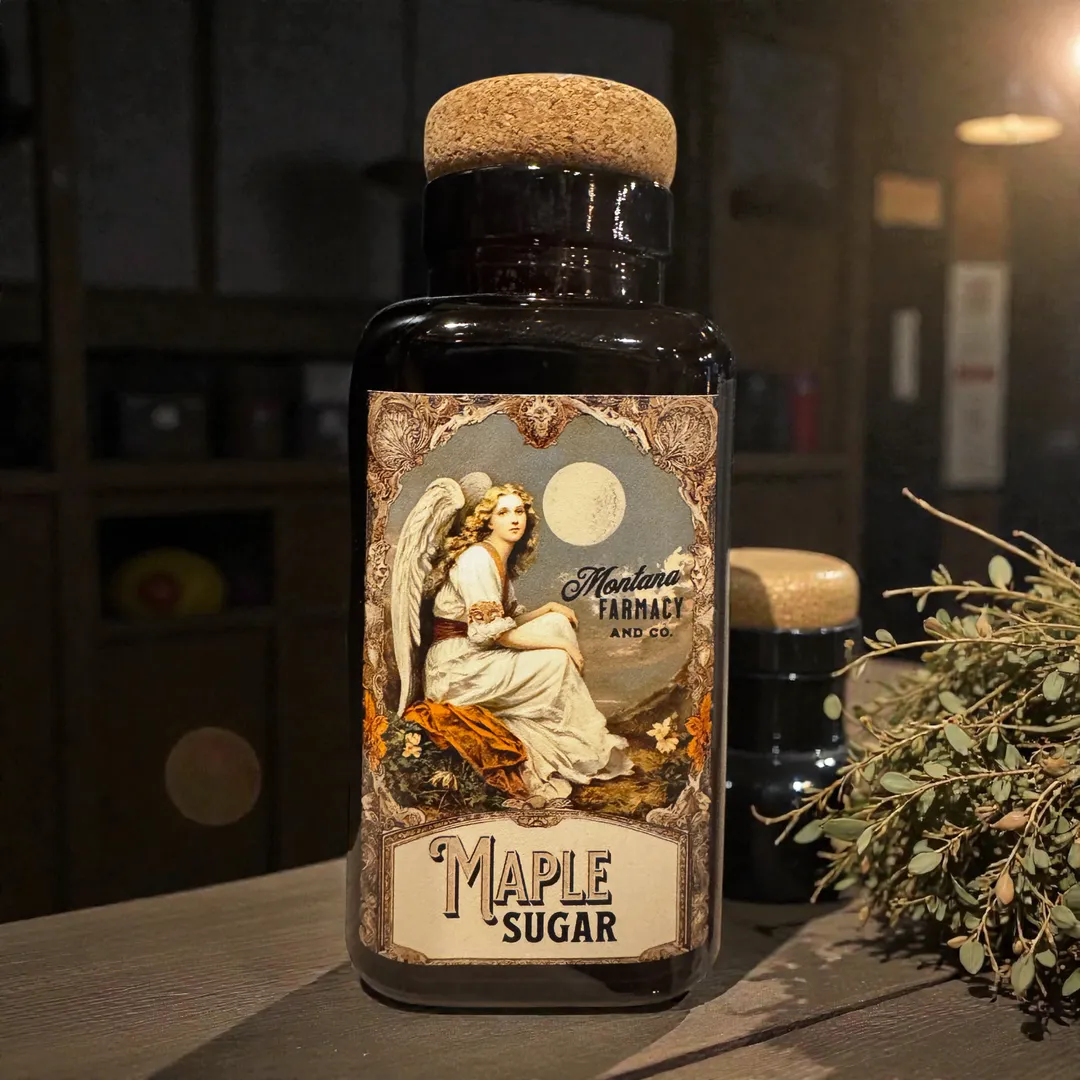 Maple Sugar Heritage corked Jar from the Farmacy Fillery