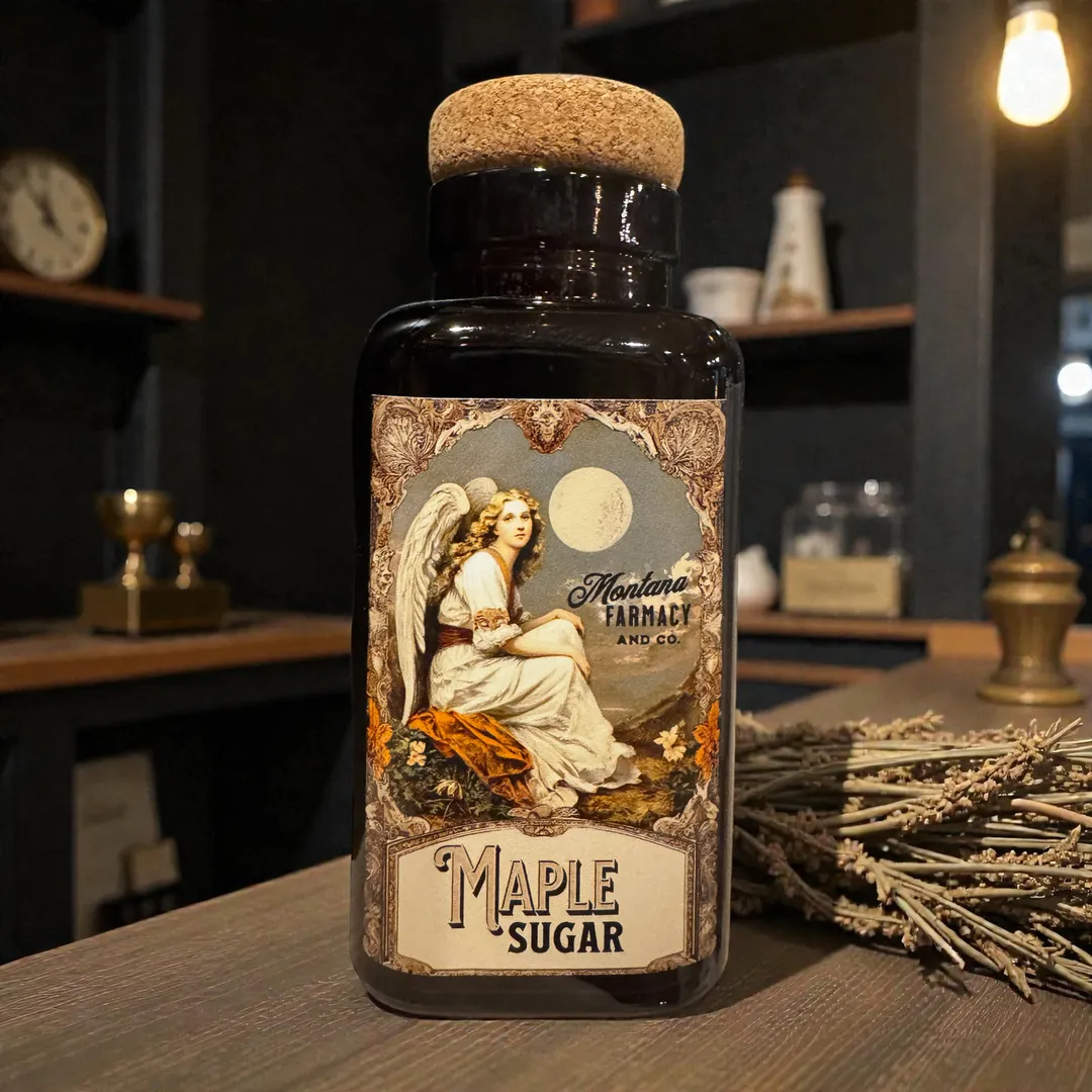 Maple Sugar Heritage corked Jar from the Farmacy Fillery