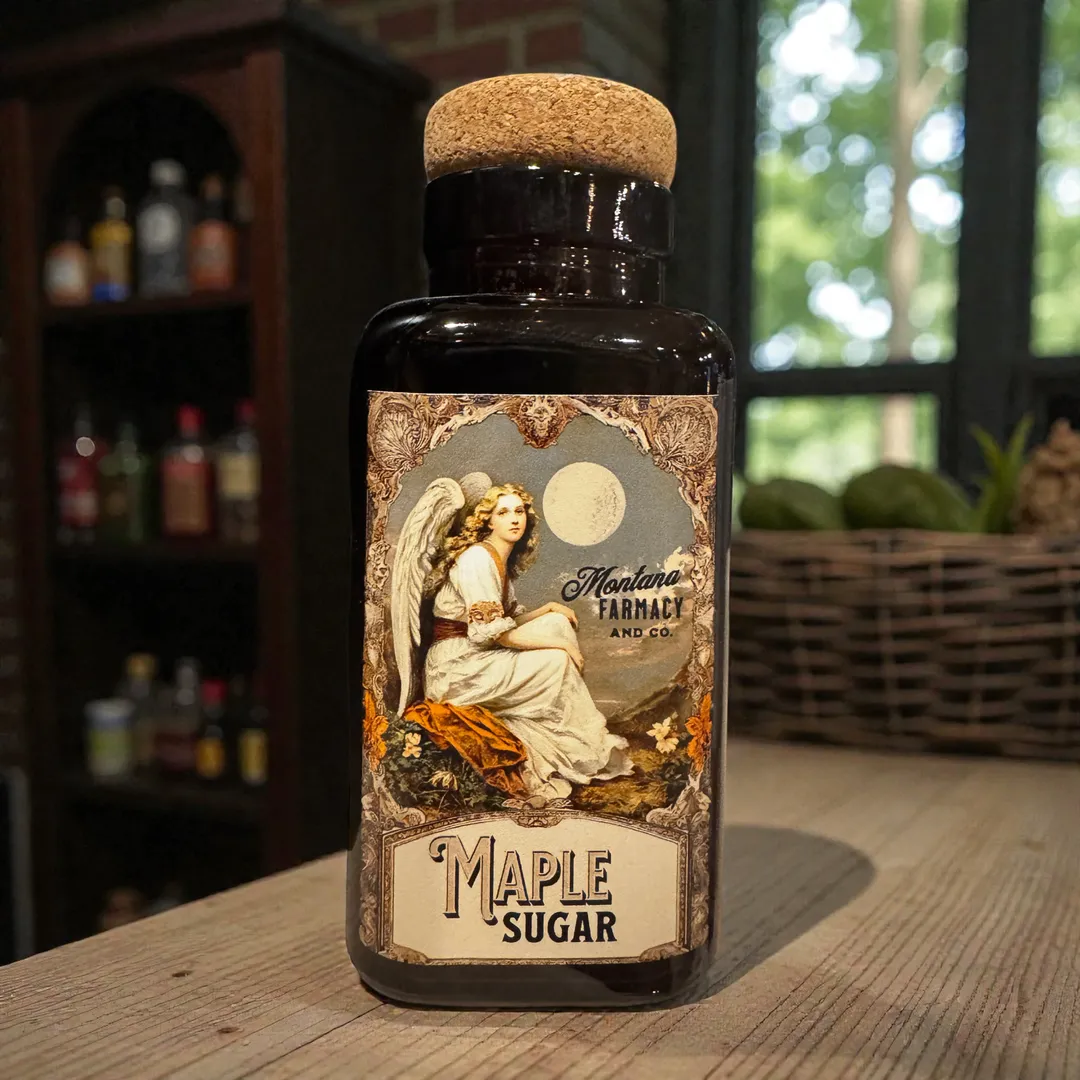 Maple Sugar Heritage corked Jar from the Farmacy Fillery