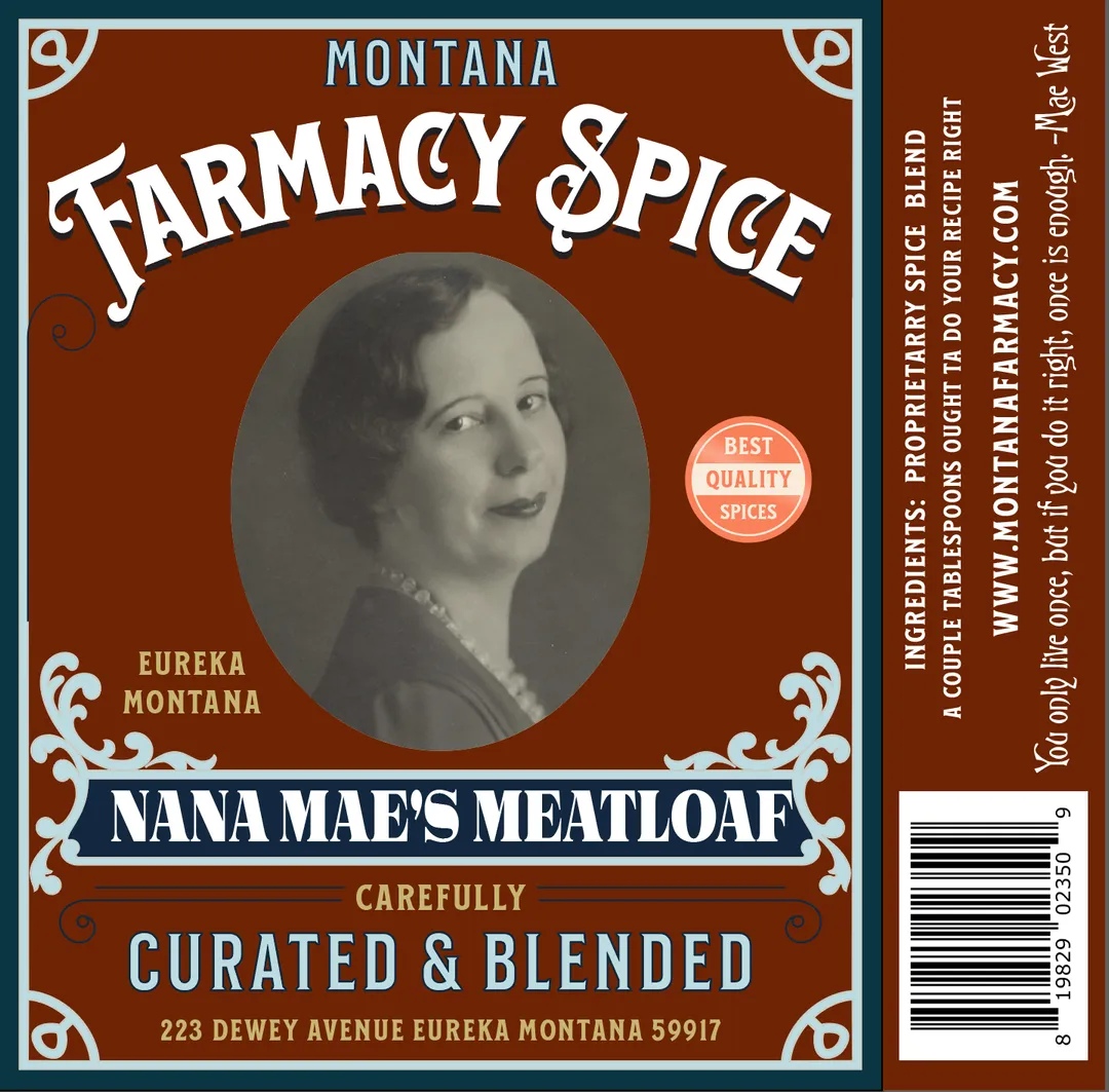Nana Mae's Meatloaf spice blend Old Farmstead recipe