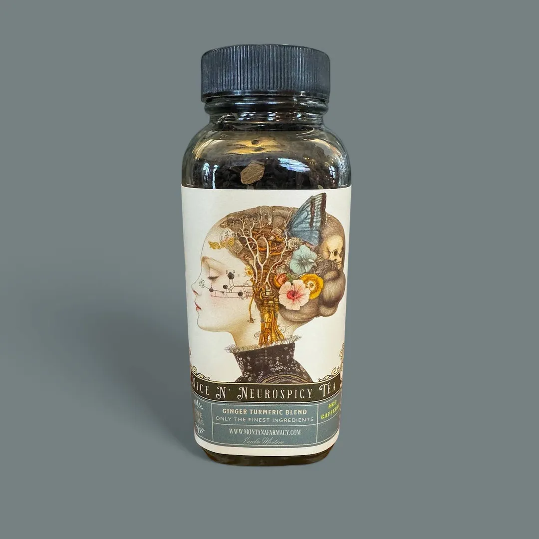 Neurodivergent Nice N' Neurospicy Tea Vintage Science Glass 