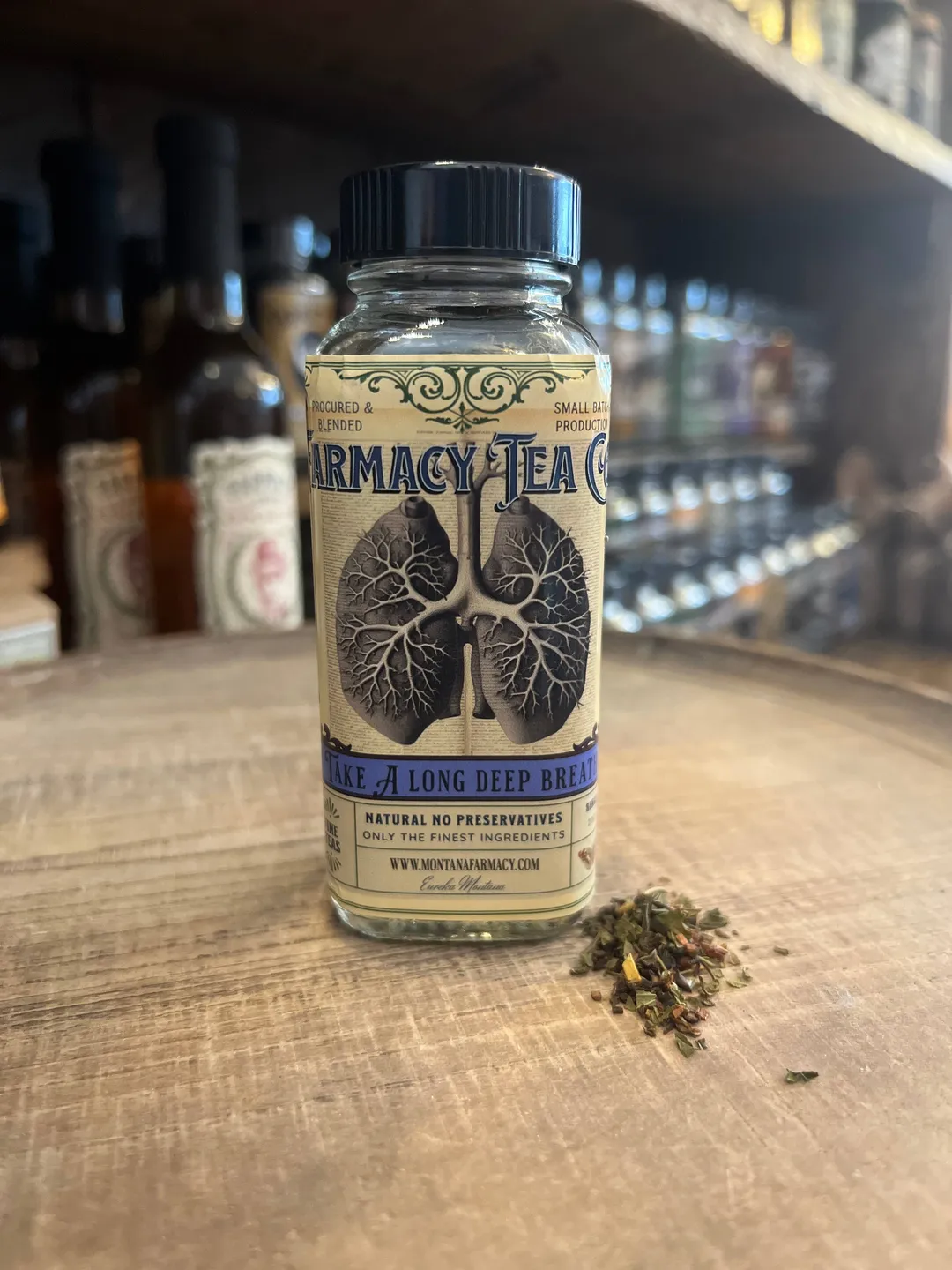 Take a long deep breath support Herbal Tea