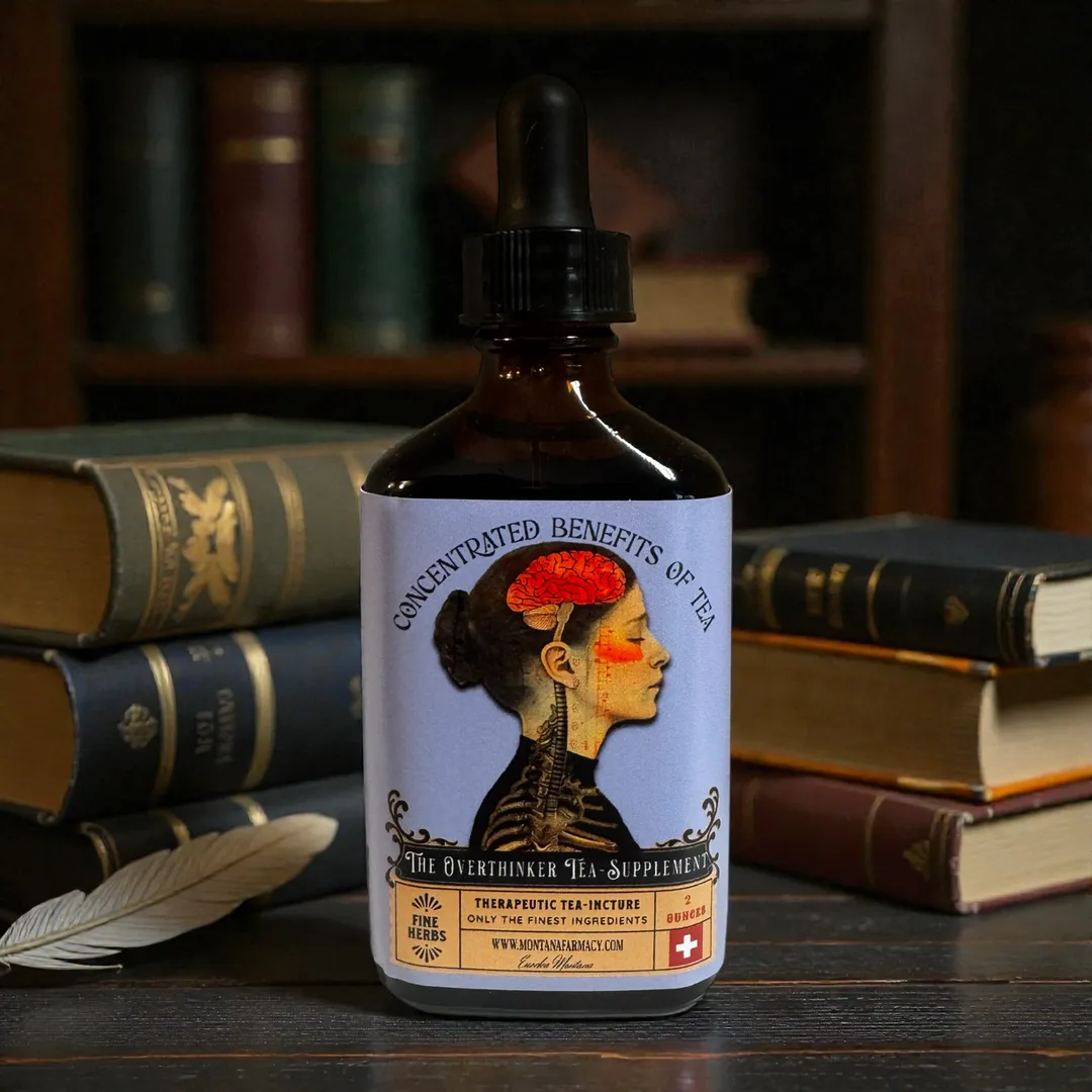 The Overthinker settle neur Herbal Tea elixir Wellness Drops