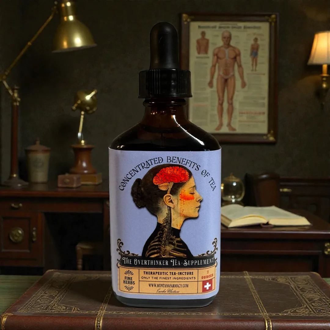 The Overthinker settle neur Herbal Tea elixir Wellness Drops