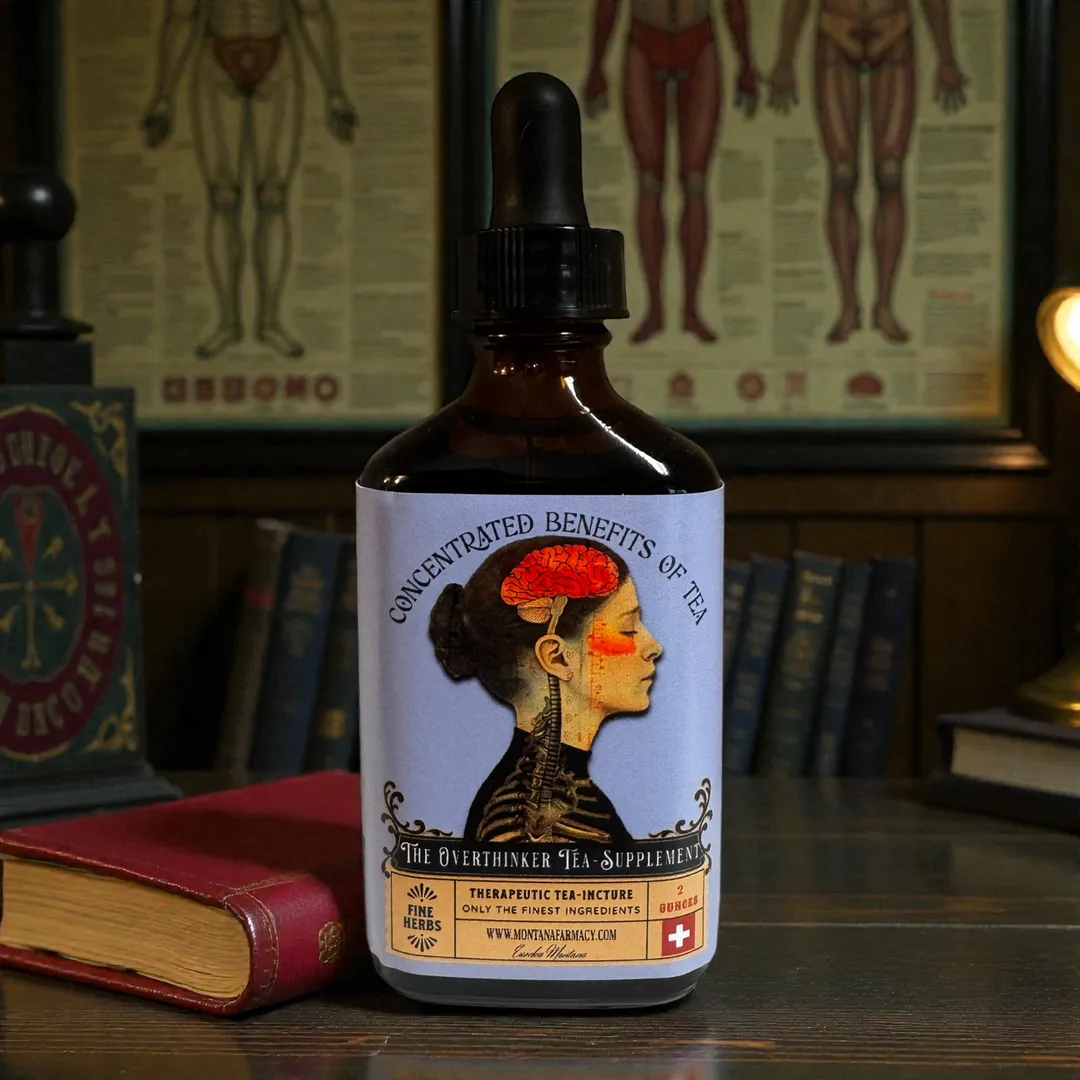 The Overthinker settle neur Herbal Tea elixir Wellness Drops