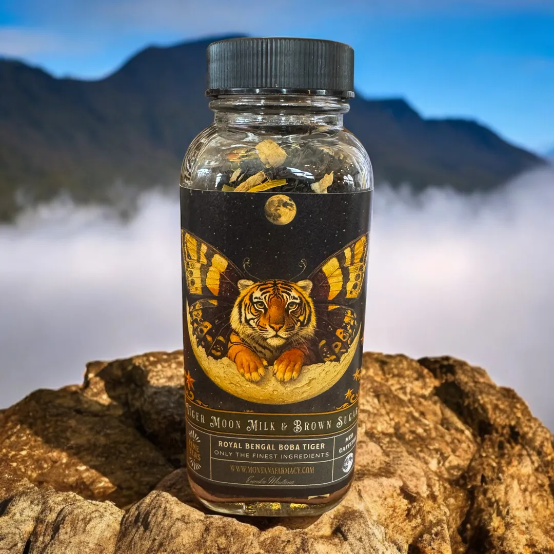 Tiger Moon Milk Brown Sugar Tea Royal Bengal Boba Tiger Tea