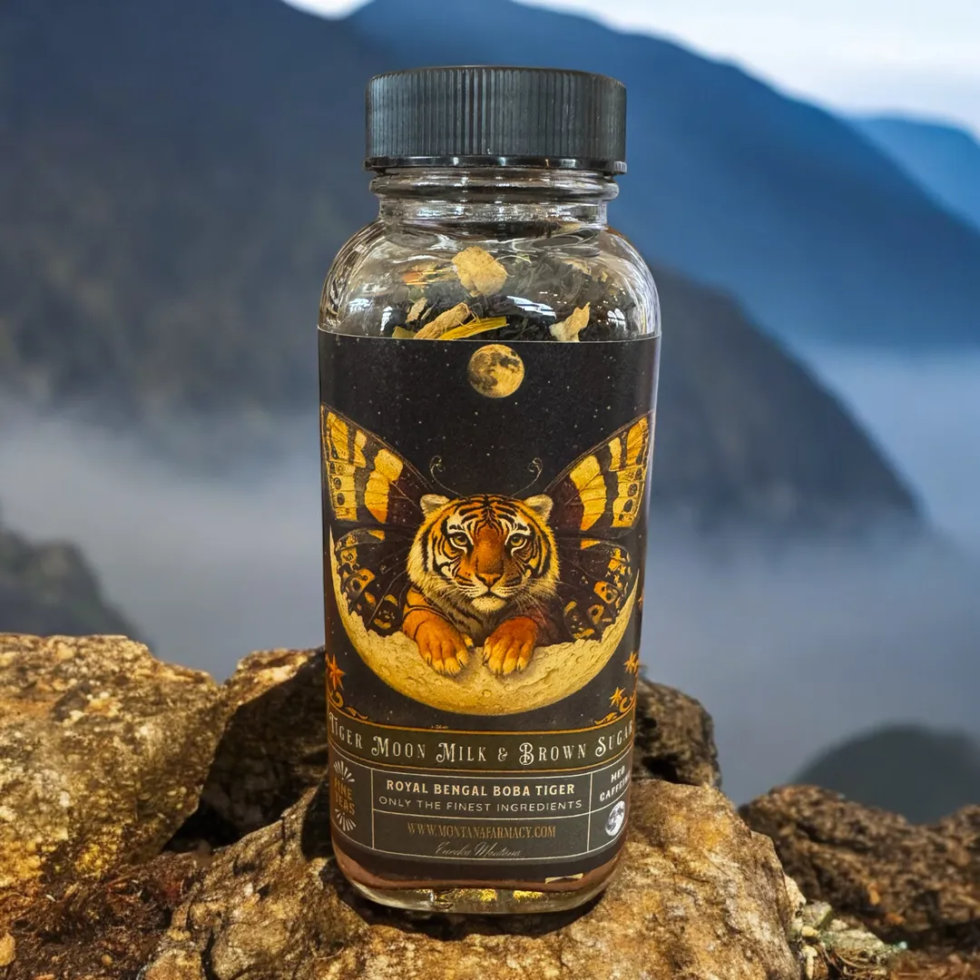 Tiger Moon Milk Brown Sugar Tea Royal Bengal Boba Tiger Tea