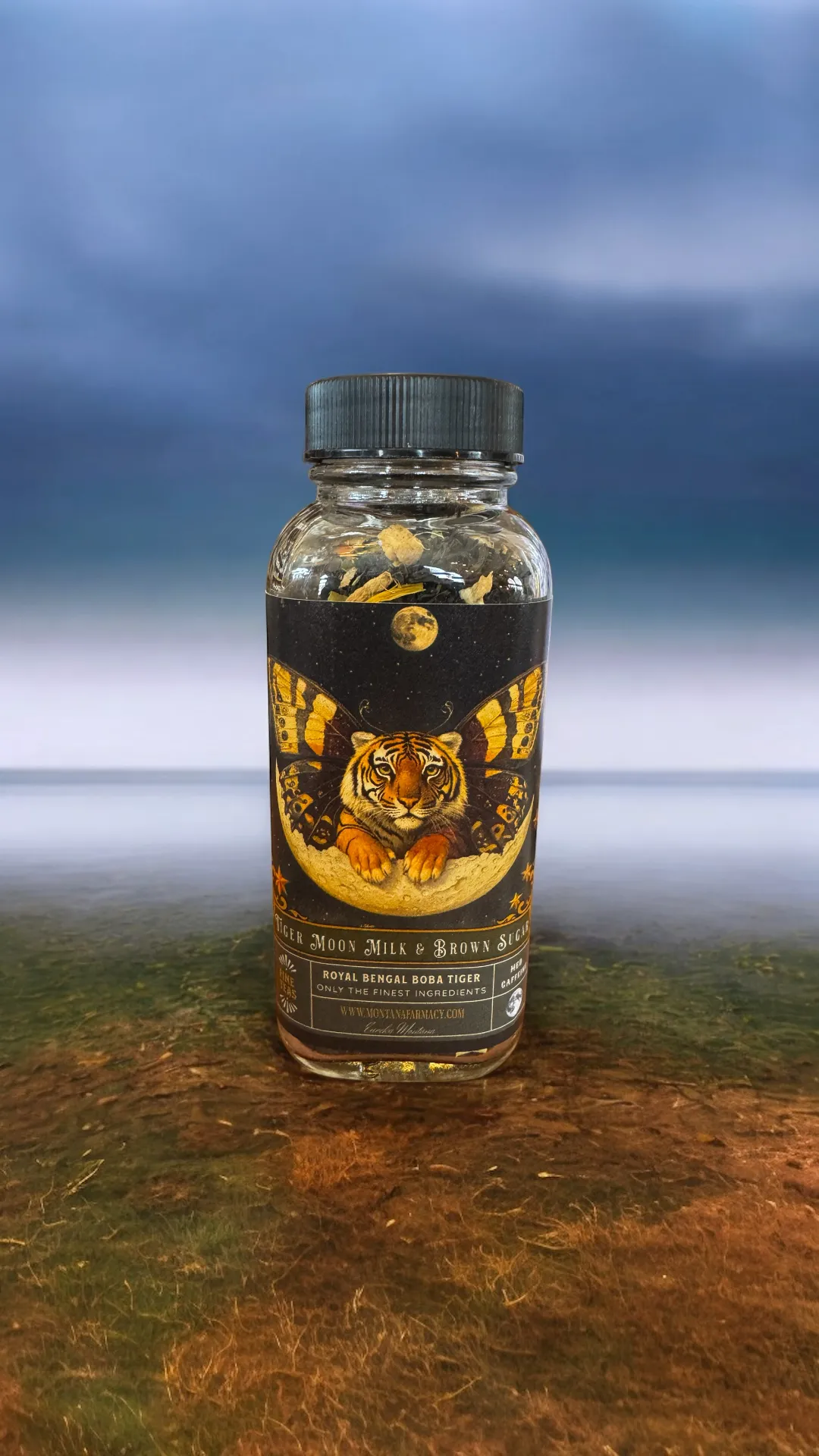 Tiger Moon Milk Brown Sugar Tea Royal Bengal Boba Tiger Tea