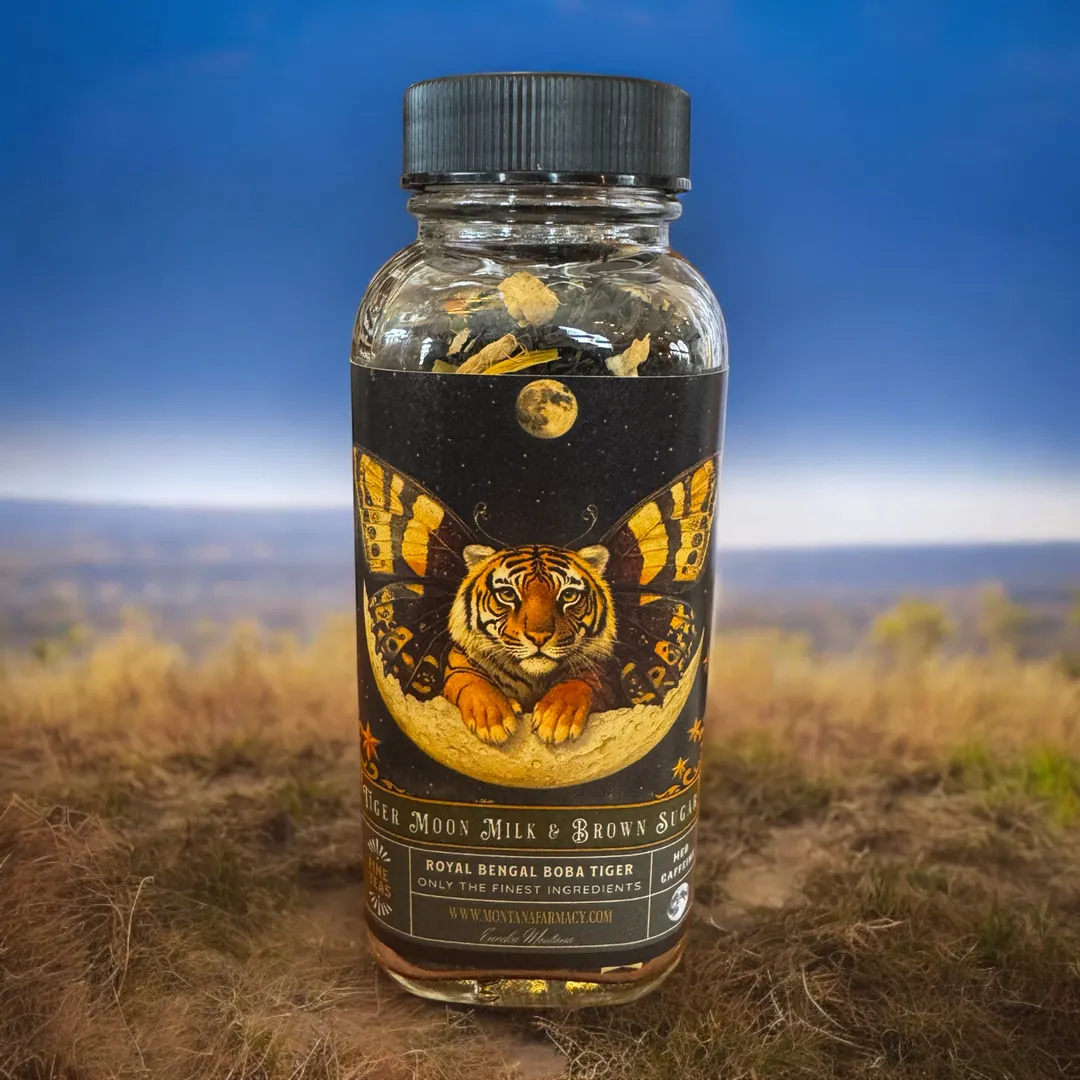 Tiger Moon Milk Brown Sugar Tea Royal Bengal Boba Tiger Tea