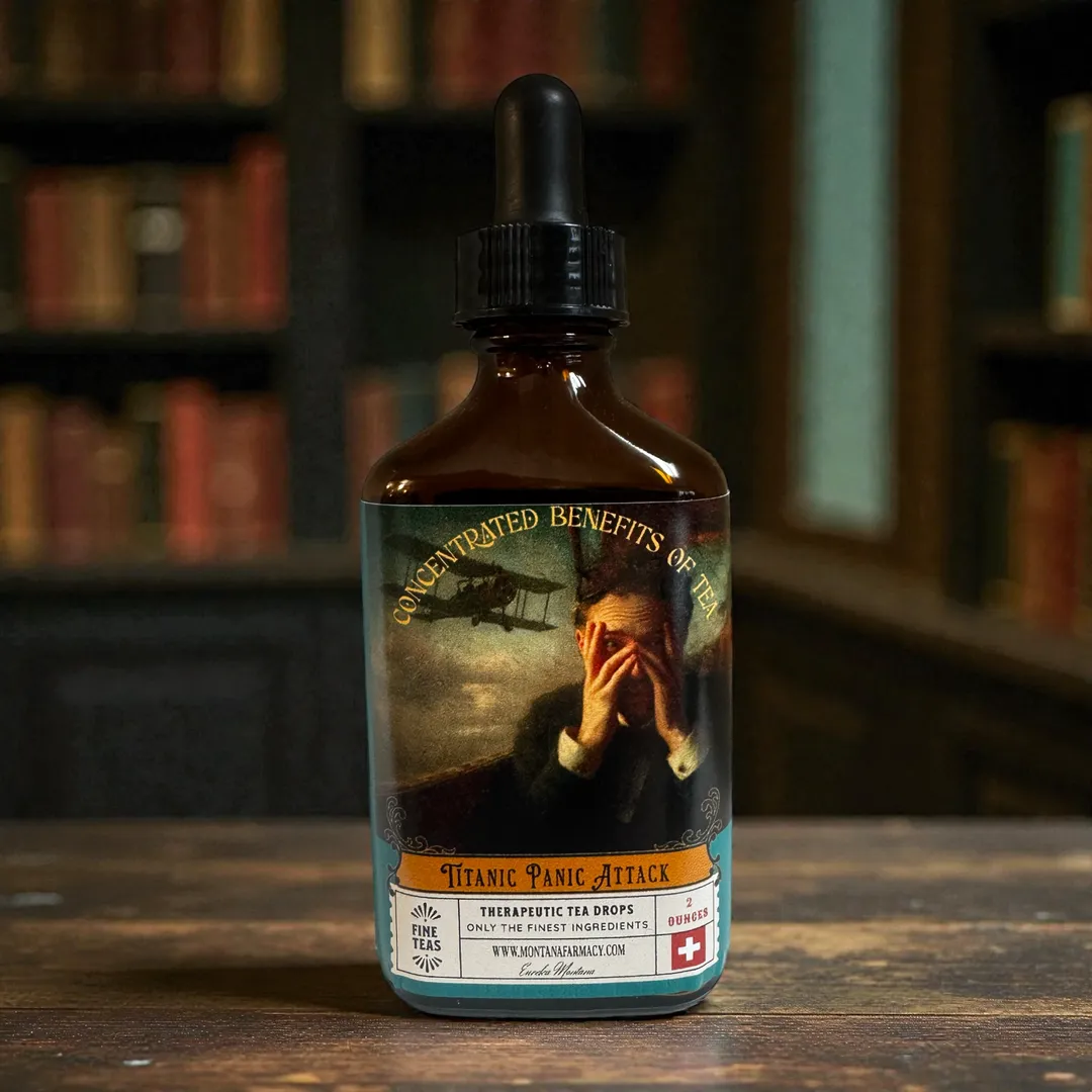 Titanic Panic Attack  Herbal Tea elixir Fly Wellness Drops 