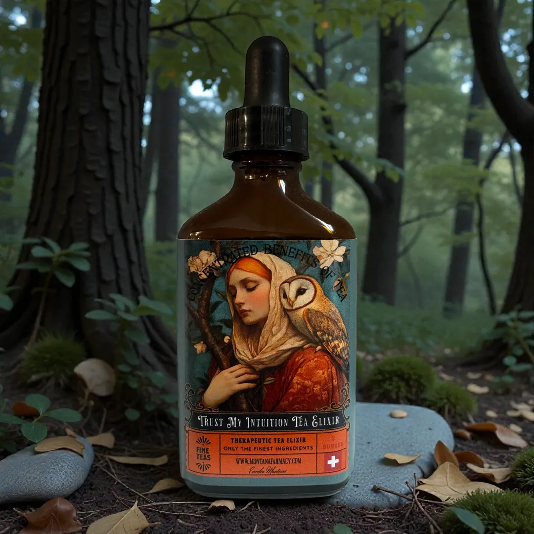 Trusting your Intuition Herbal Tea elixir Wellness Drops 