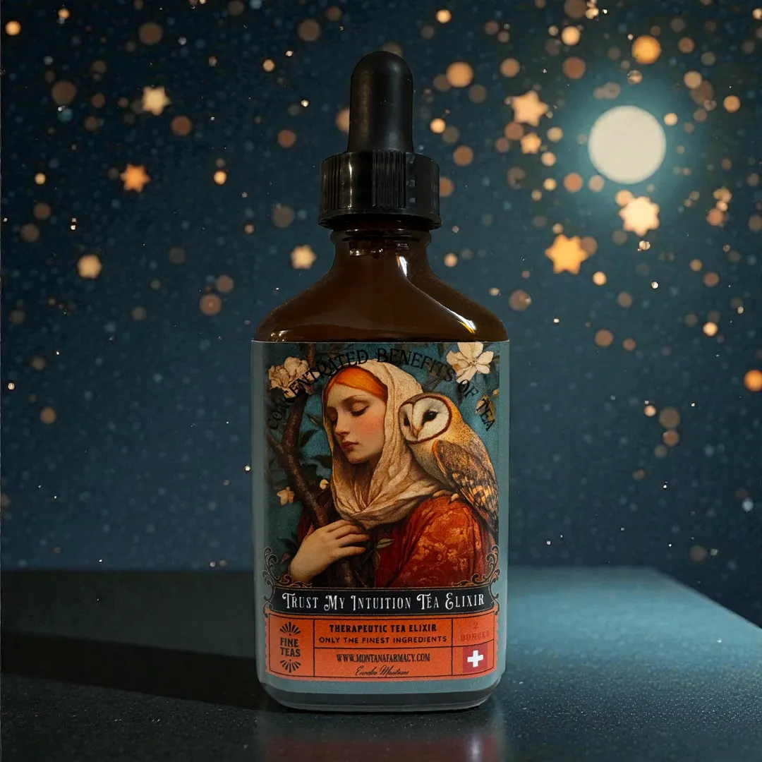 Trusting your Intuition Herbal Tea elixir Wellness Drops 