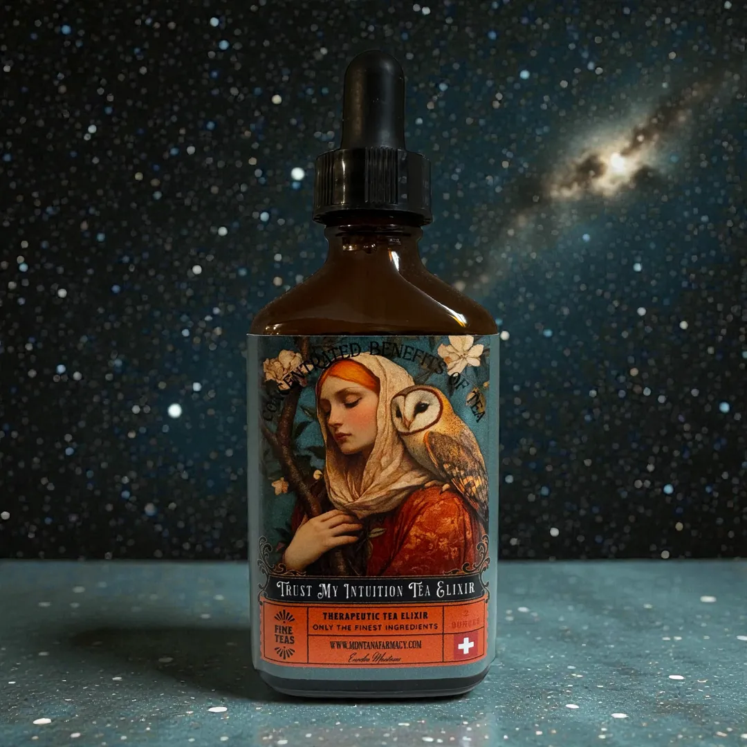 Trusting your Intuition Herbal Tea elixir Wellness Drops 