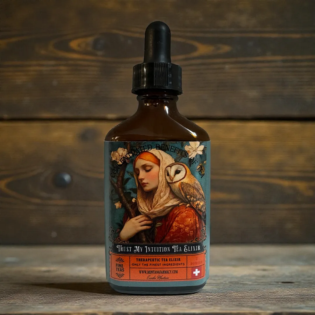 Trusting your Intuition Herbal Tea elixir Wellness Drops 