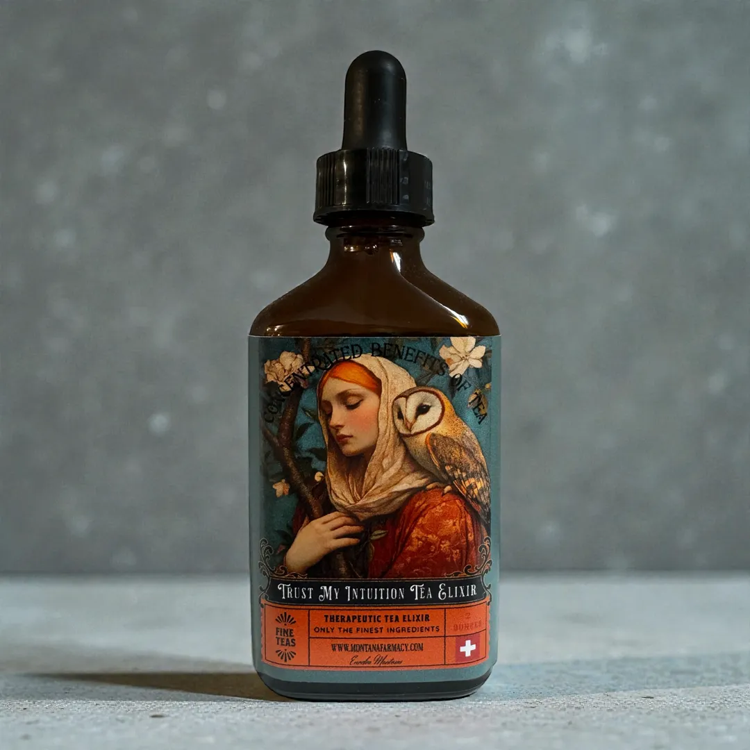 Trusting your Intuition Herbal Tea elixir Wellness Drops 