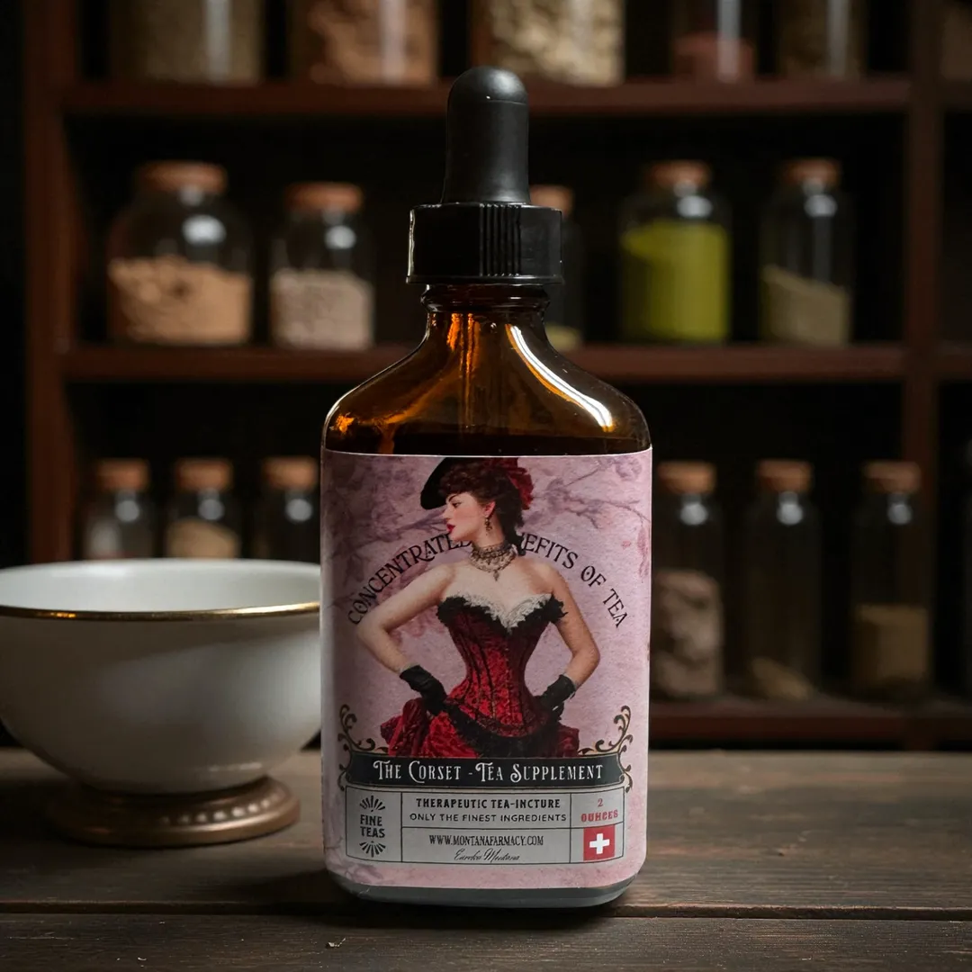 Victorian Corset  Support Herbal Tea elixir Drops  