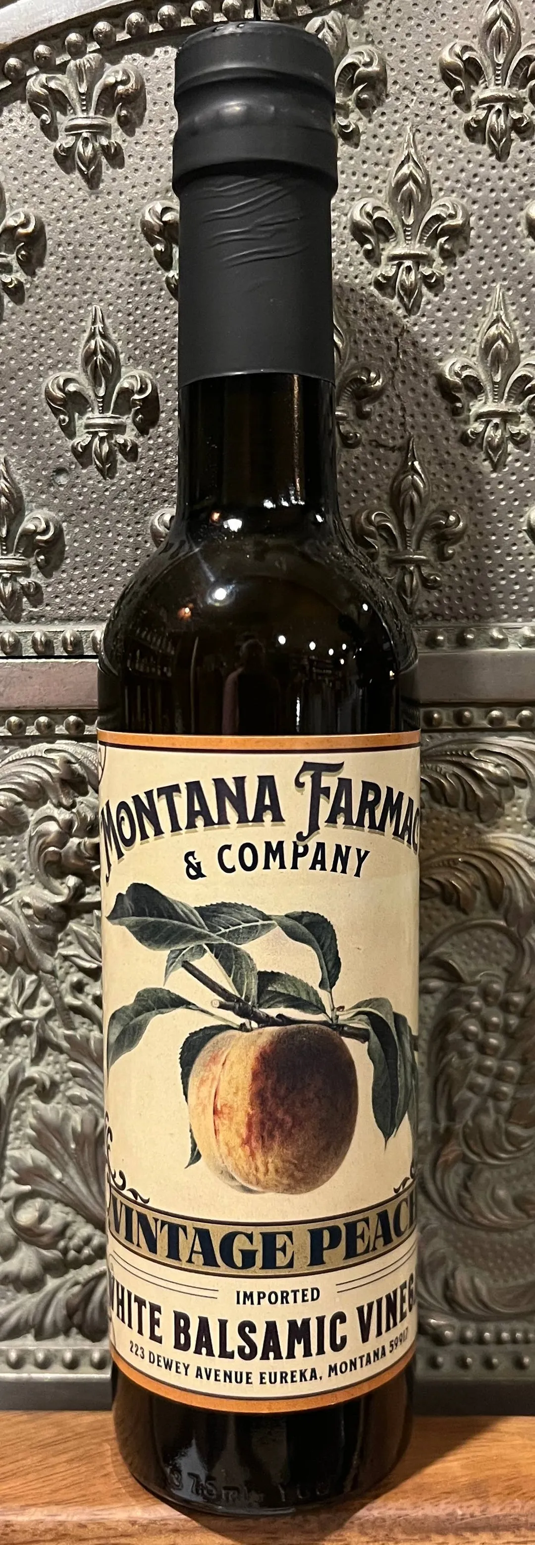 Vintage Peach Farmstead White Balsamic Vinegar 375 ml