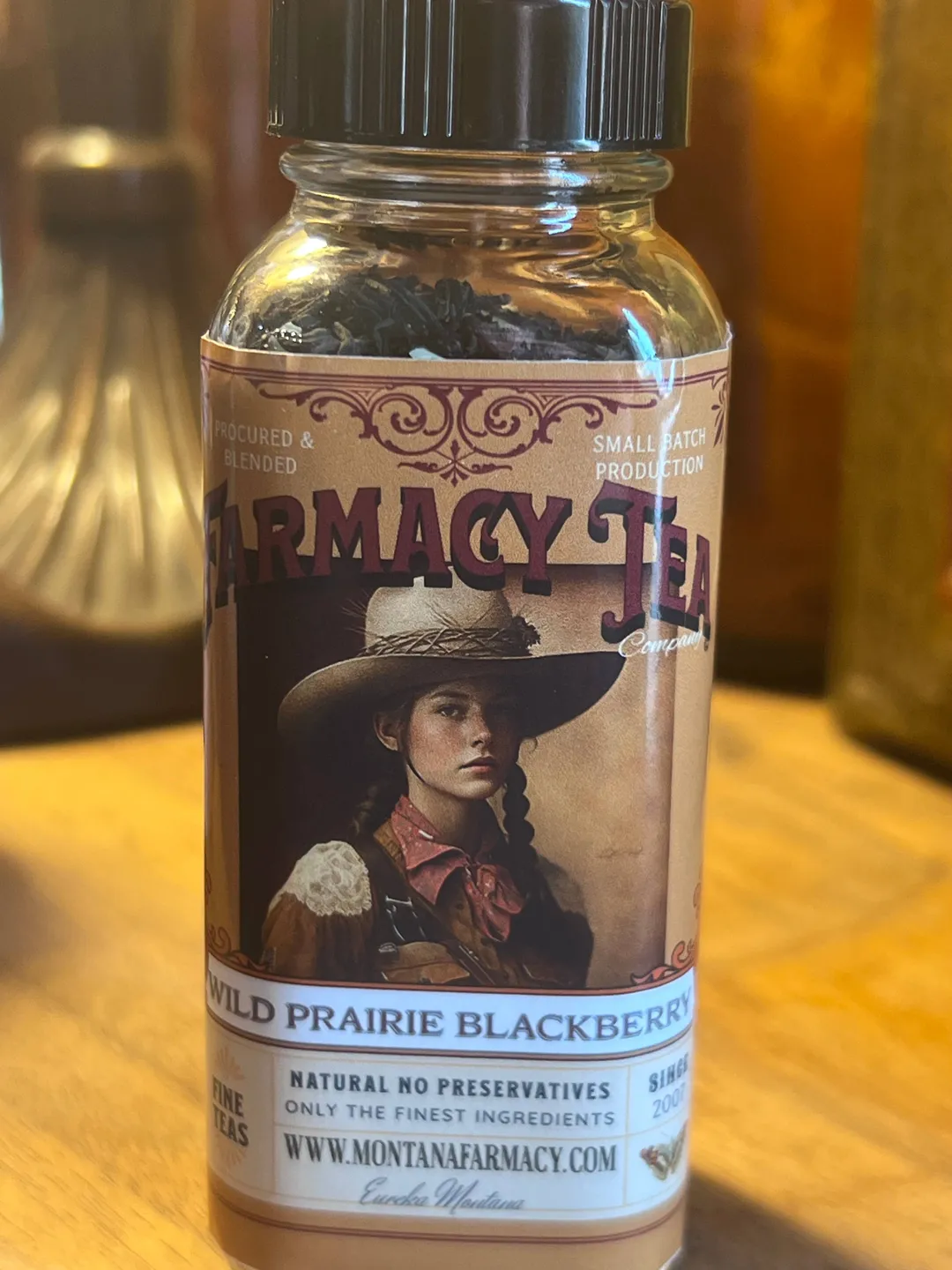 Wild Mountain & Prairie Blackberry western Cowgirl Black Tea