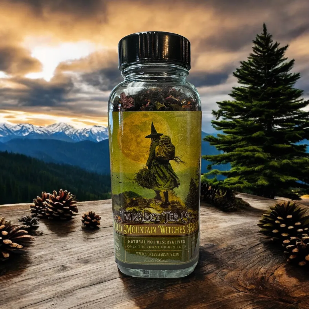 Wild Mountain Witch Witches Brew Tea Dark Academia Cottage 