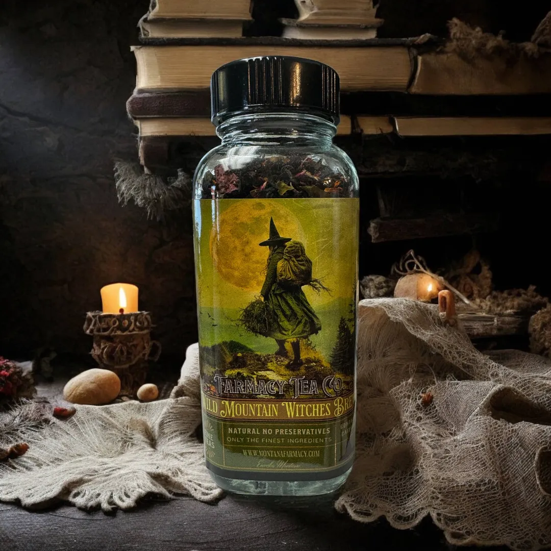 Wild Mountain Witch Witches Brew Tea Dark Academia Cottage 