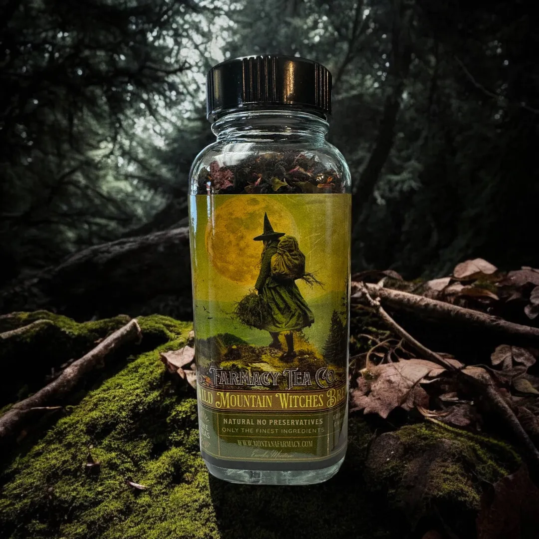 Wild Mountain Witch Witches Brew Tea Dark Academia Cottage 