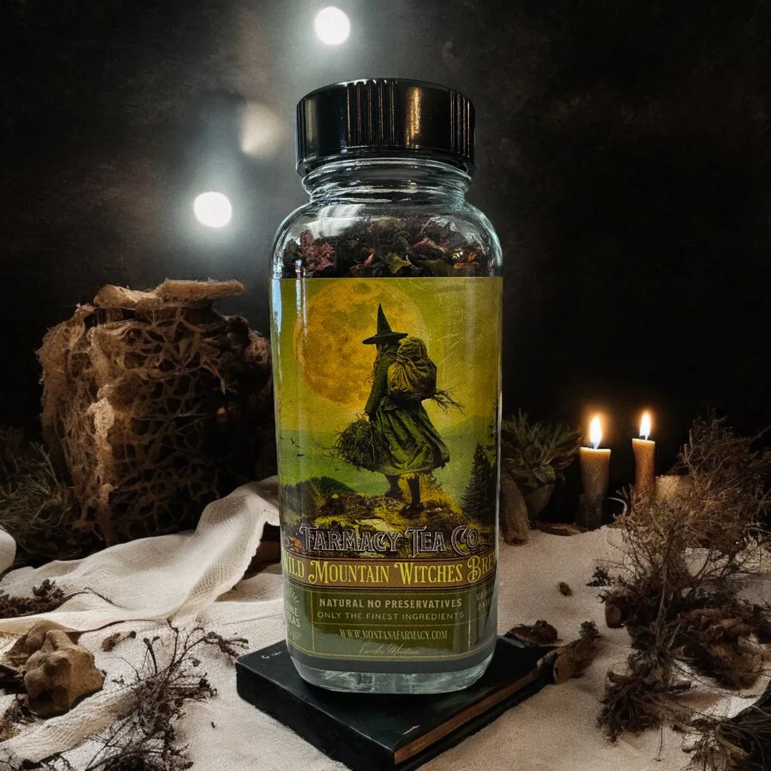 Wild Mountain Witch Witches Brew Tea Dark Academia Cottage 