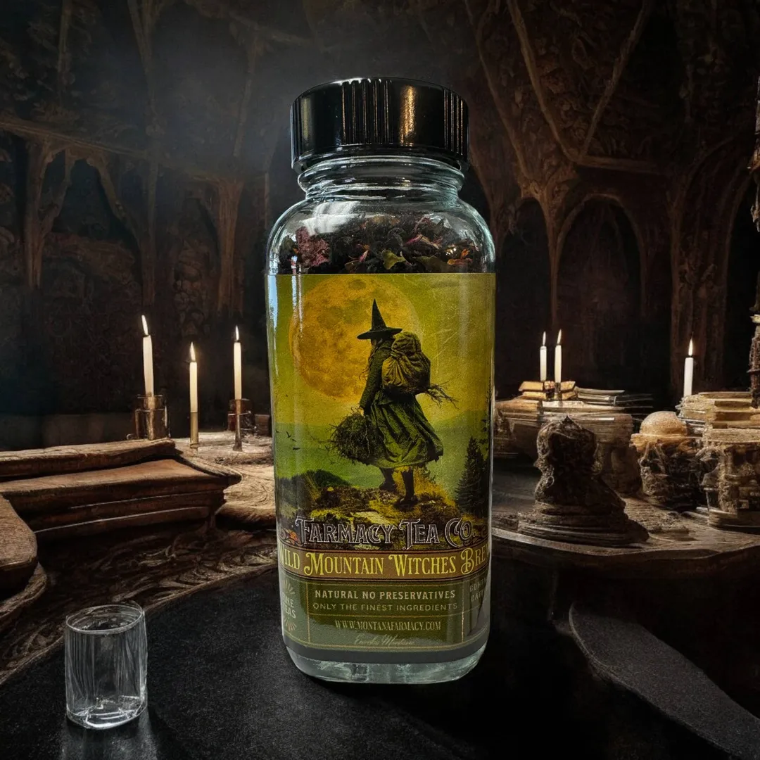 Wild Mountain Witch Witches Brew Tea Dark Academia Cottage 