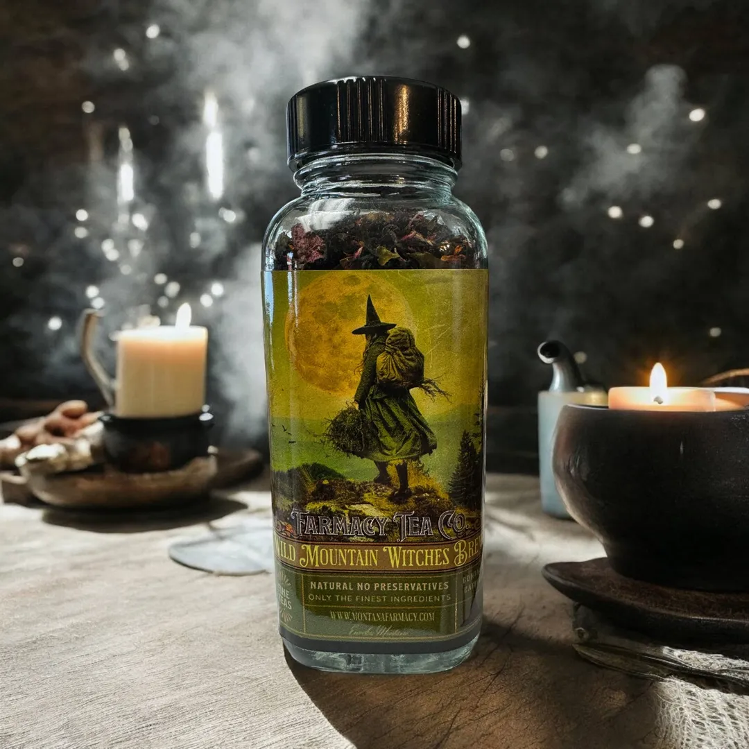 Wild Mountain Witch Witches Brew Tea Dark Academia Cottage 