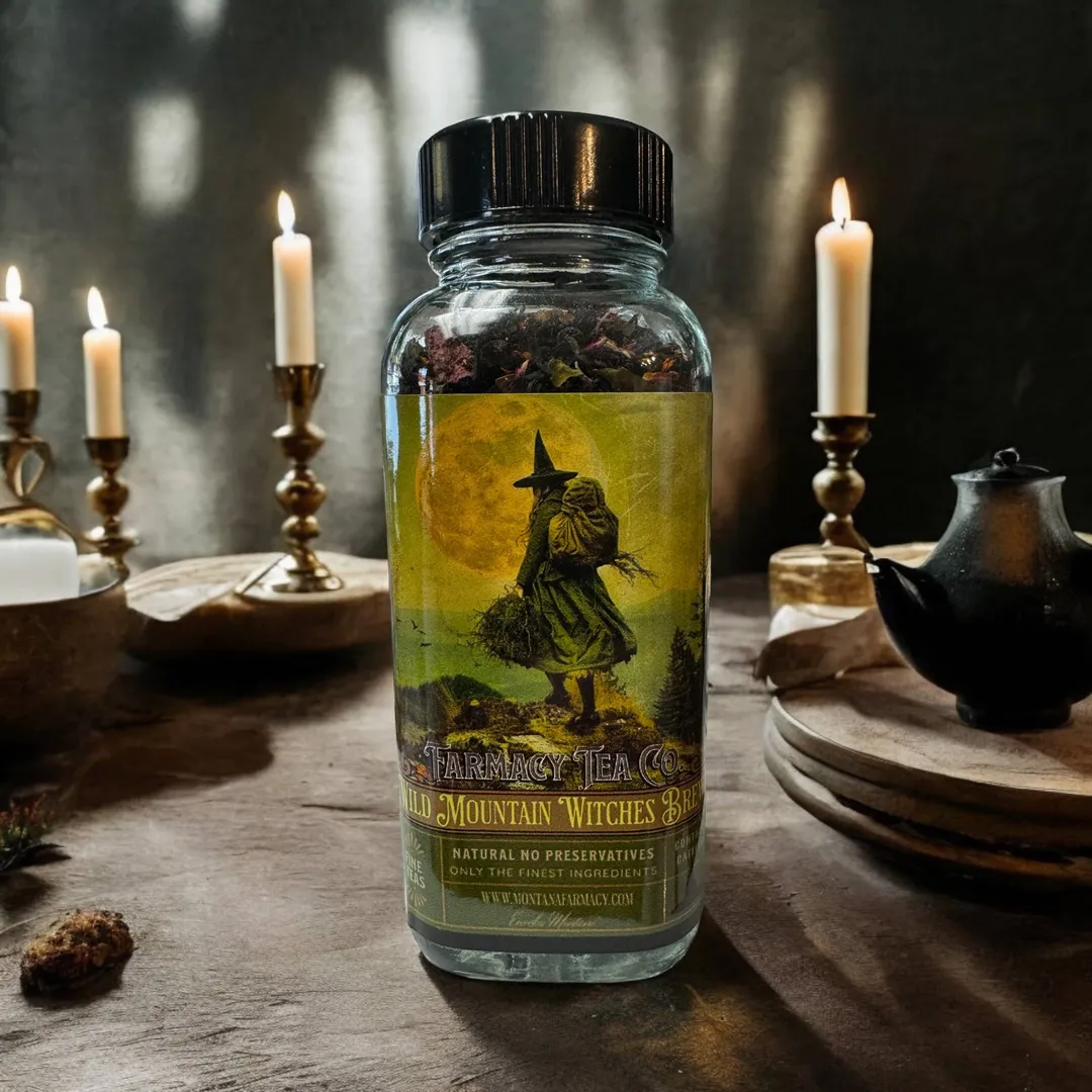 Wild Mountain Witch Witches Brew Tea Dark Academia Cottage 