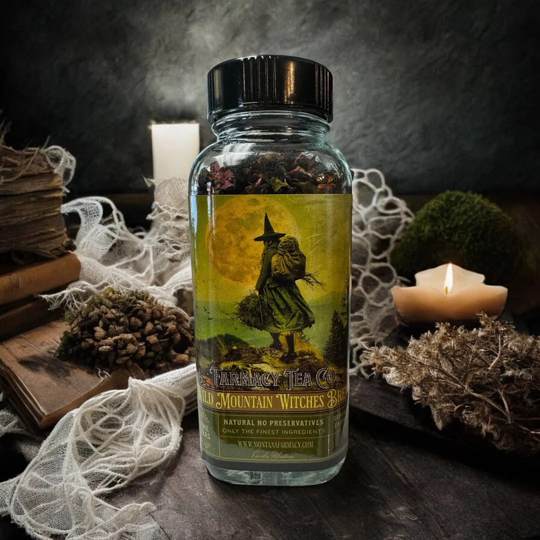 Wild Mountain Witch Witches Brew Tea Dark Academia Cottage 