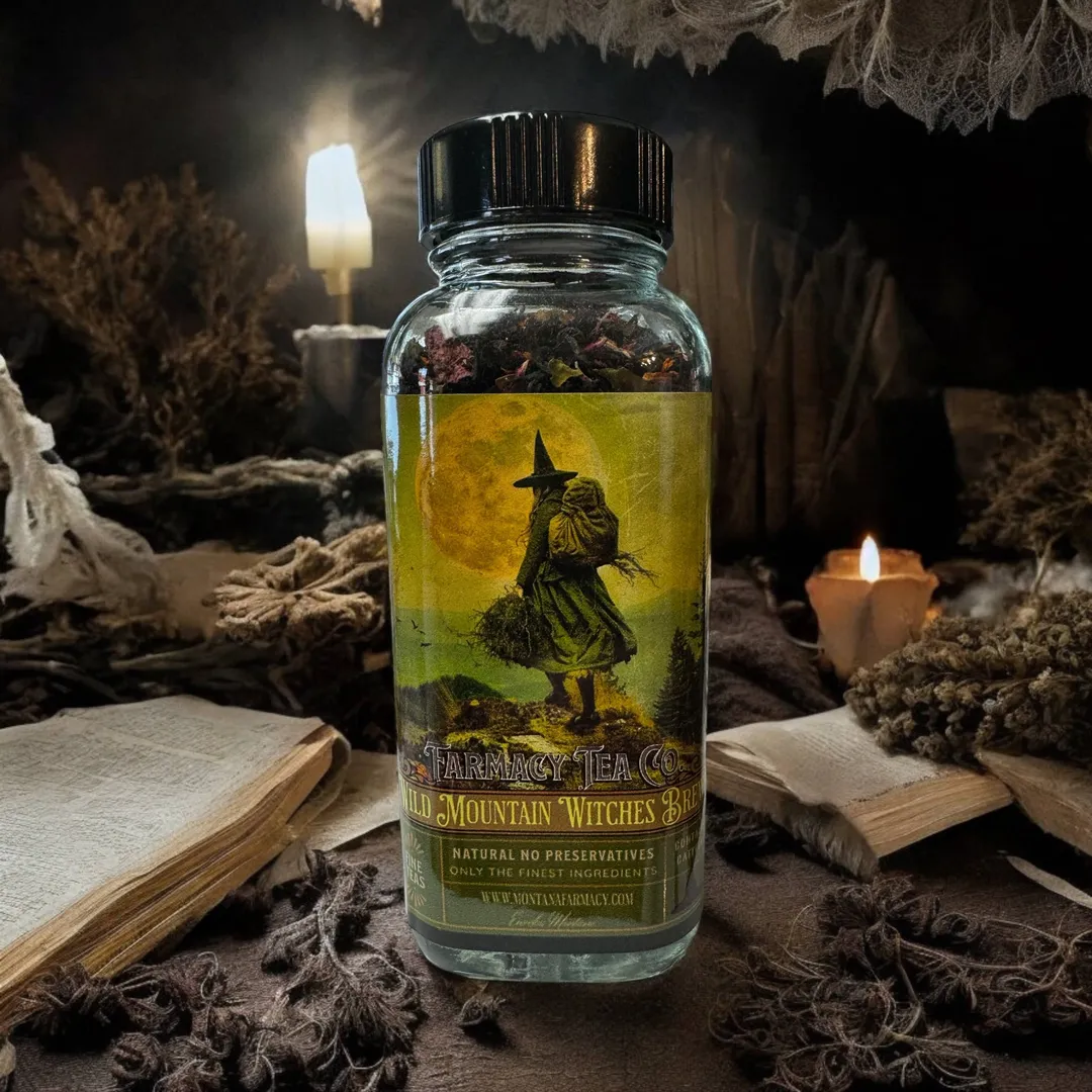 Wild Mountain Witch Witches Brew Tea Dark Academia Cottage 