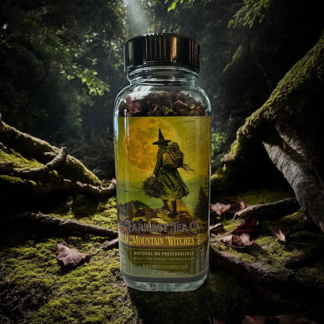 Wild Mountain Witch Witches Brew Tea Dark Academia Cottage 