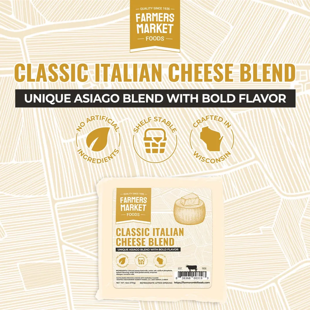 Classic Italian Cheese Blend 6oz (Shelf Stable)