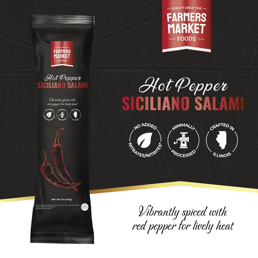 Hot Pepper Siciliano Salami 5oz