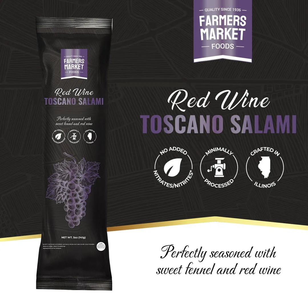 Red Wine Toscano Salami 5oz