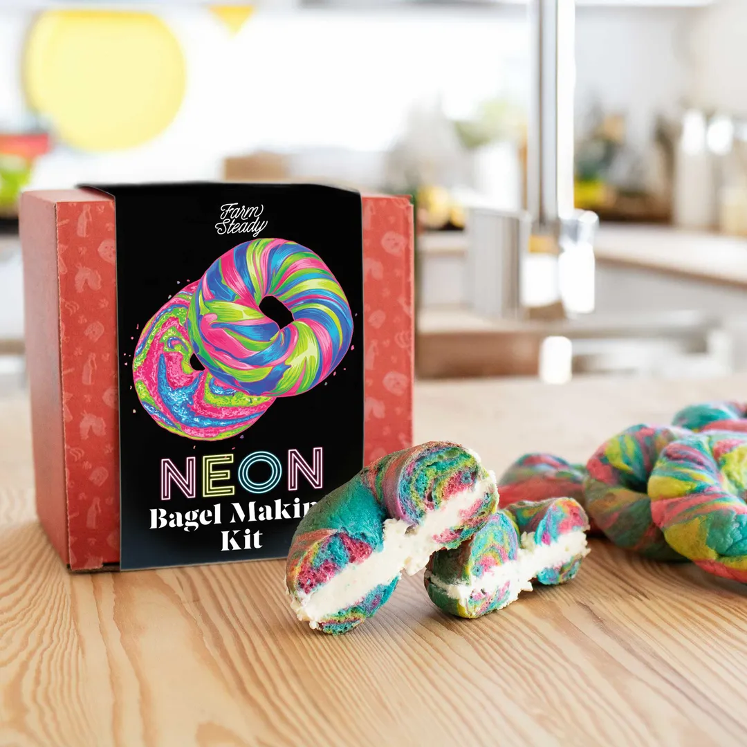 Neon Bagel Making Kit