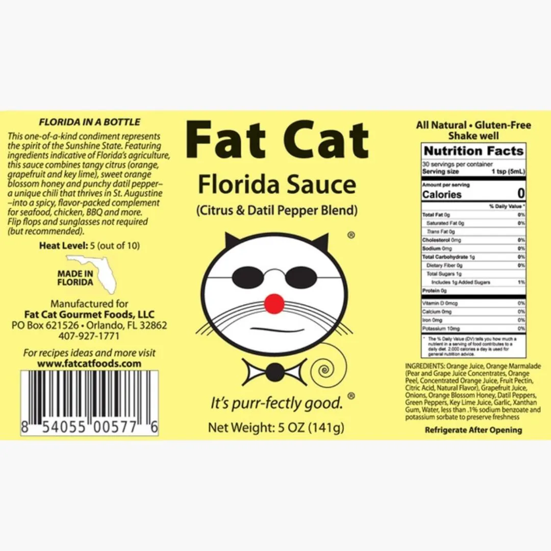 Florida Sauce Citrus Datil Pepper Hot Sauce (Full Case - 12 Ct)