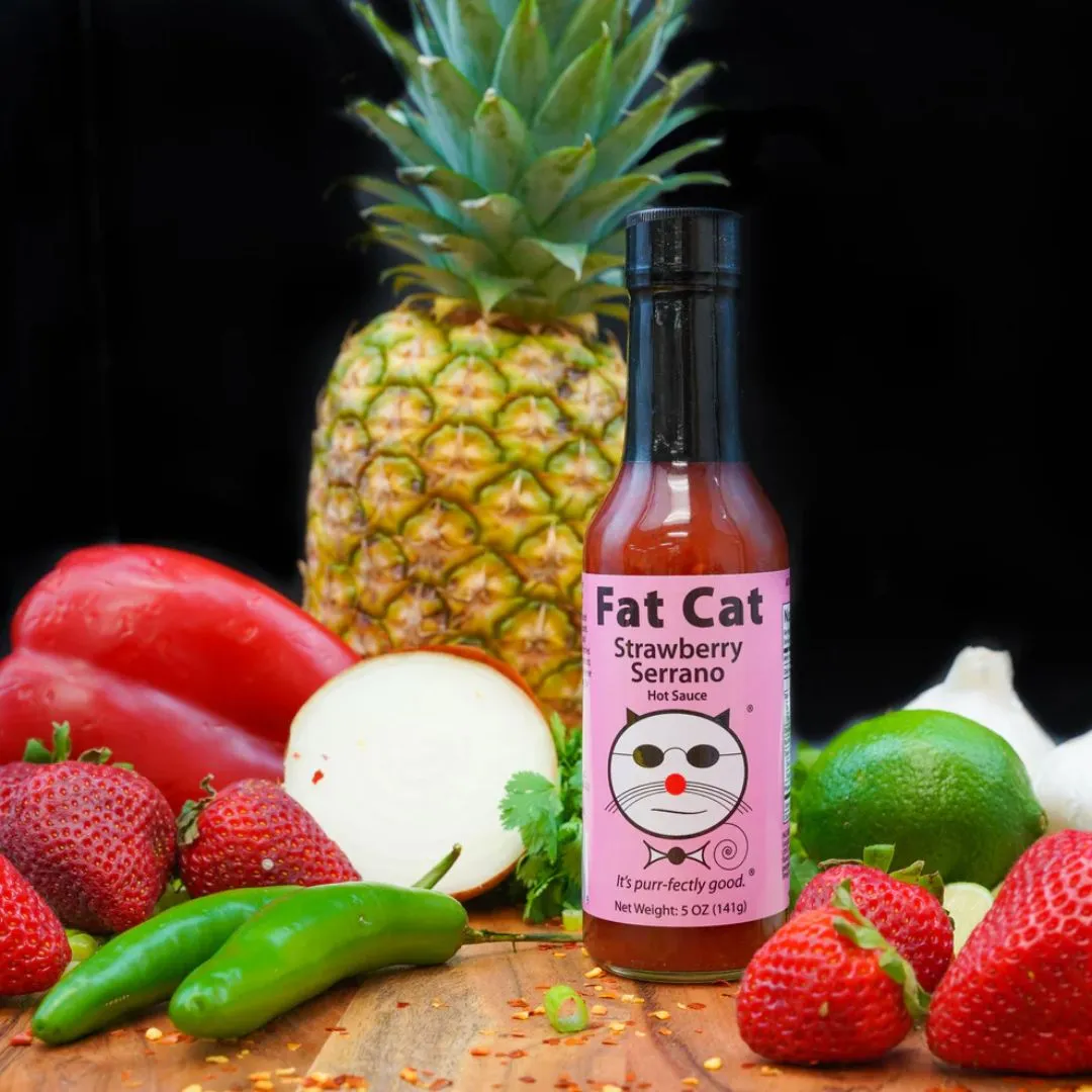 Strawberry Serrano Hot Sauce (Full Case - 12 Ct)