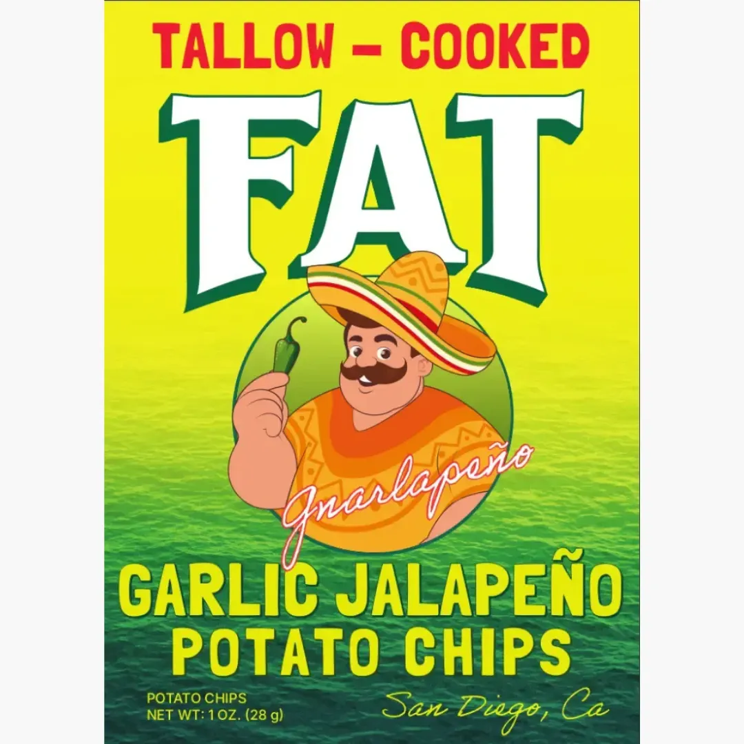 Gnarlapeño FAT Chips, 10oz  (Beef tallow chips)