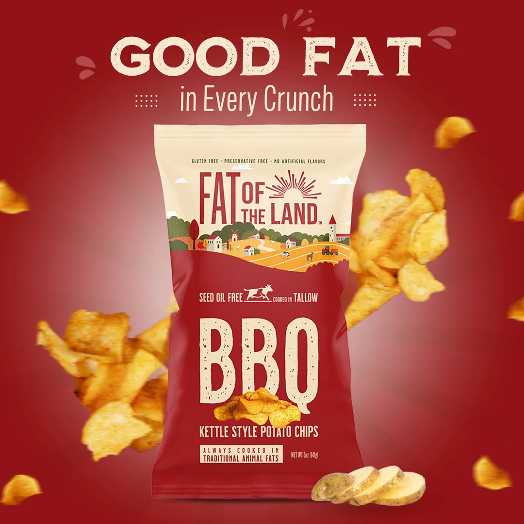 BBQ Beef Tallow Kettle Cooked Chips