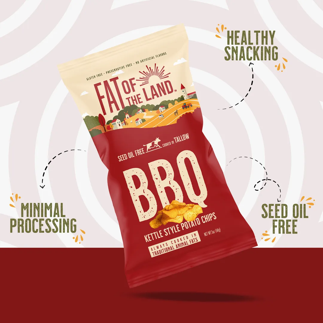 BBQ Beef Tallow Kettle Cooked Chips