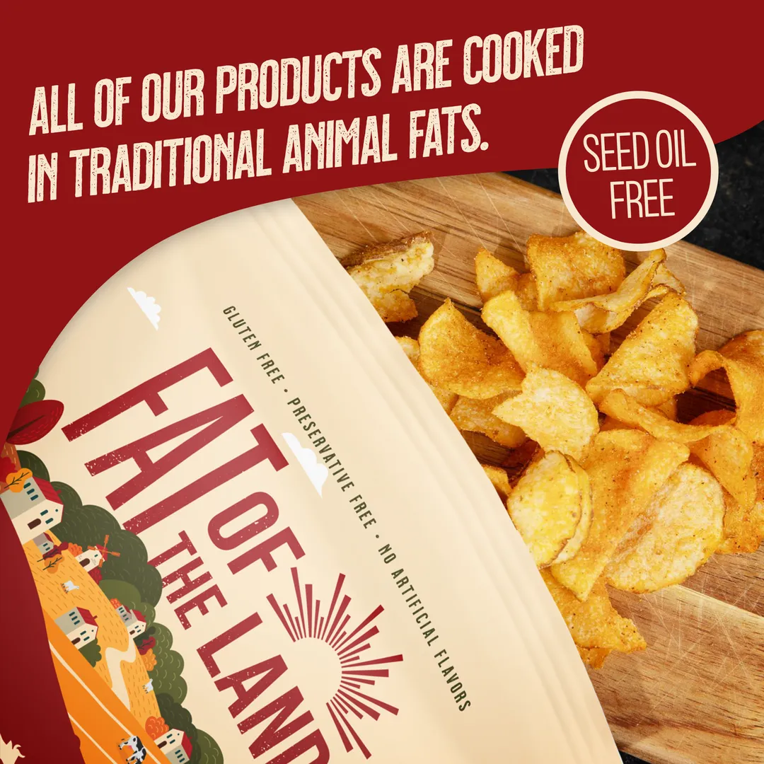 BBQ Beef Tallow Kettle Cooked Chips