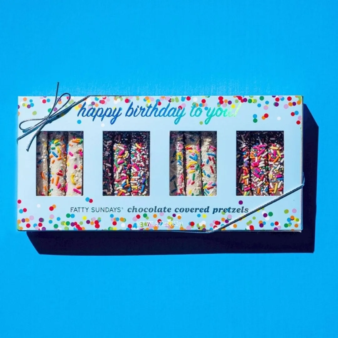 Birthday Gift Set (Chocolate covered pretzels)