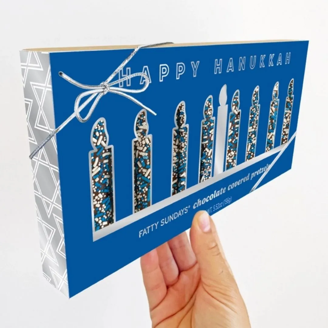 Hanukkah Gift Set (Chocolate covered pretzels)
