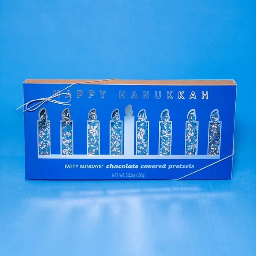 Hanukkah Gift Set (Chocolate covered pretzels)