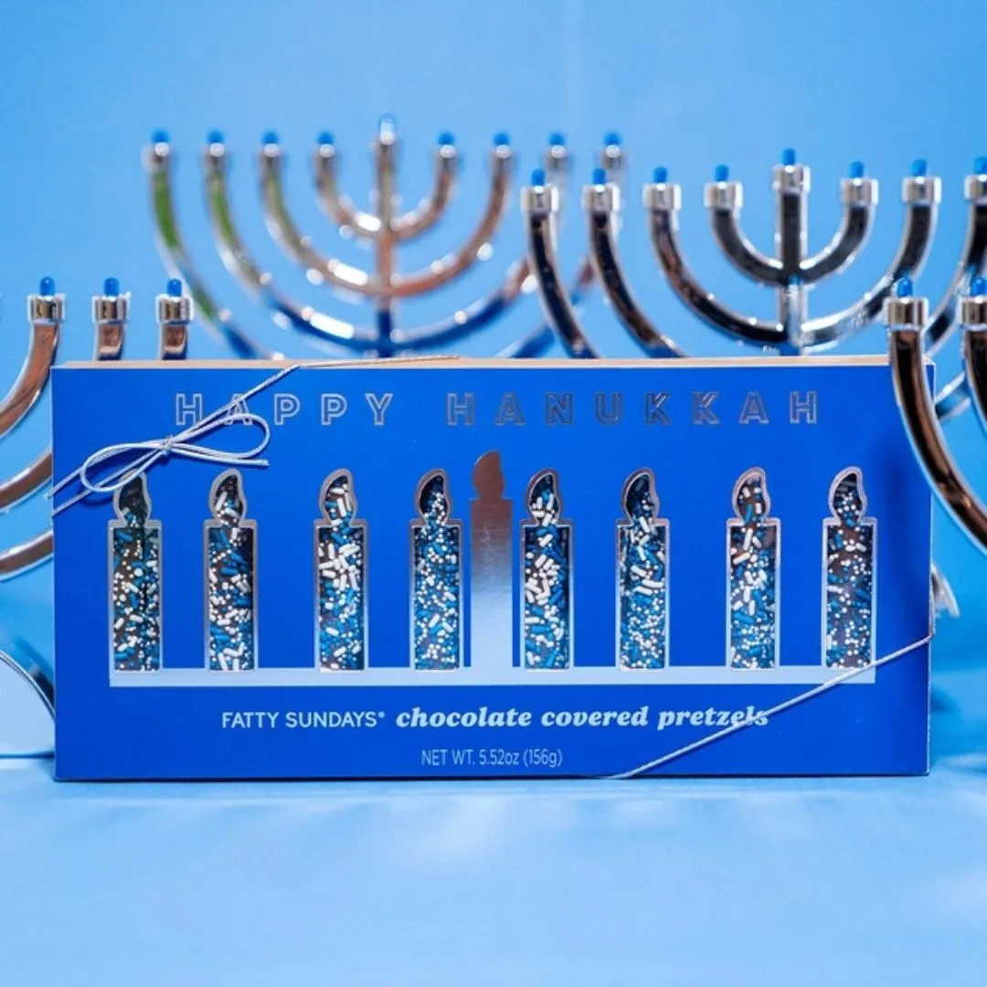 Hanukkah Gift Set (Chocolate covered pretzels)