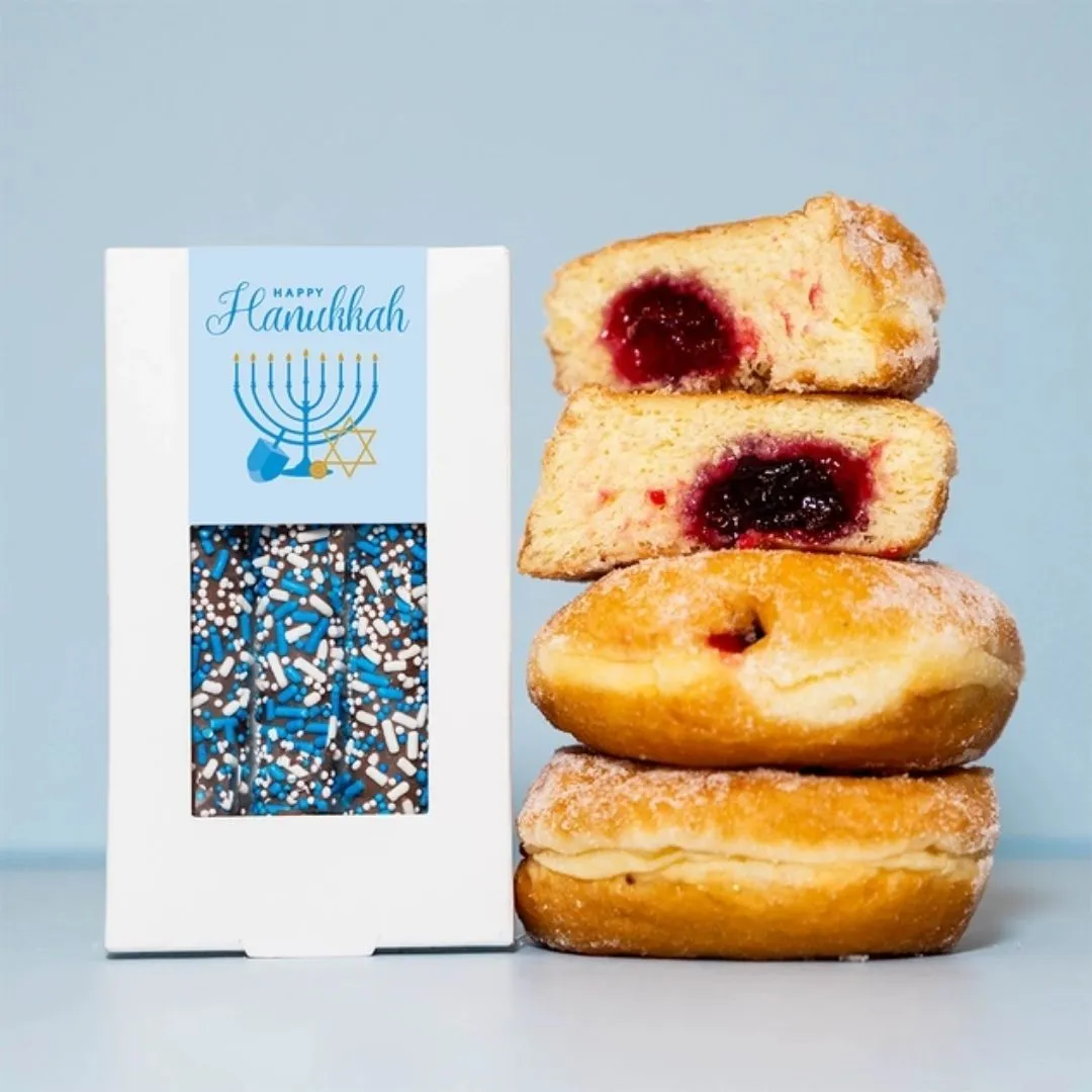 Hanukkah Gift Set (Chocolate covered pretzels)