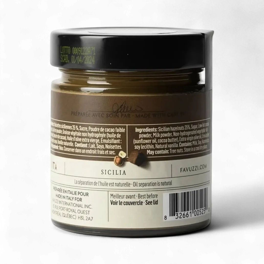 Chocolate And Hazelnuts Cream